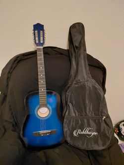 Guitar With Case And Strap