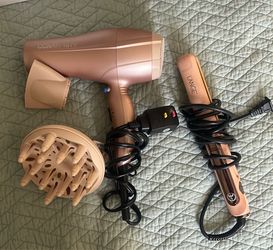 Blow dryer and flat iron