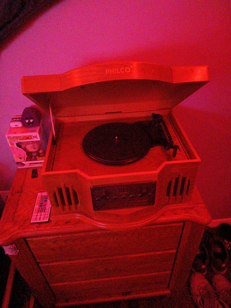 Philco 1967 Record Player, Cd Player, And Cassete Player