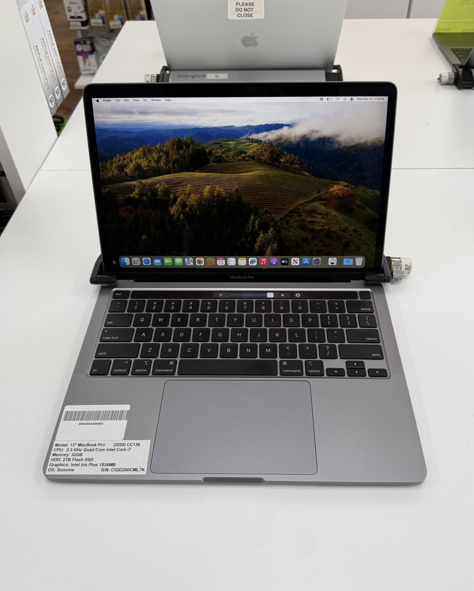 Intel Core I7 32gb Macbook Pro 13 MACBOOK PRO 13 A2251 2020|INTEL