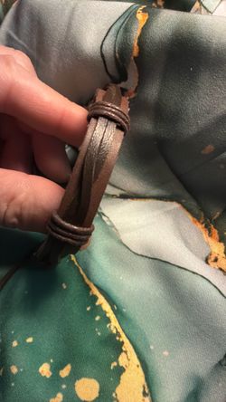 Brown Leather Wrap Bracelet