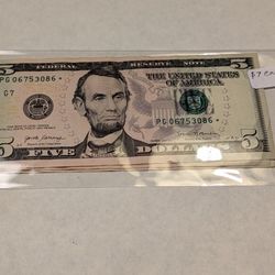 High Grade $5 Star Notes