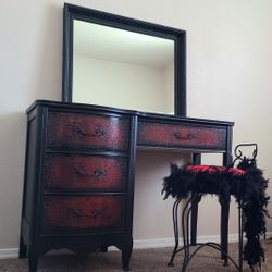 Price Reduced Hand Painted Vintage Vanity 