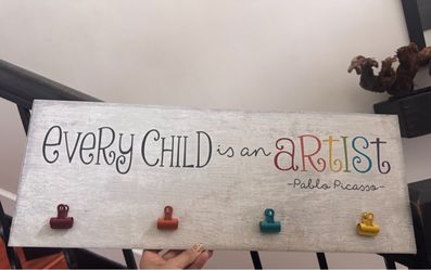 Child art work display