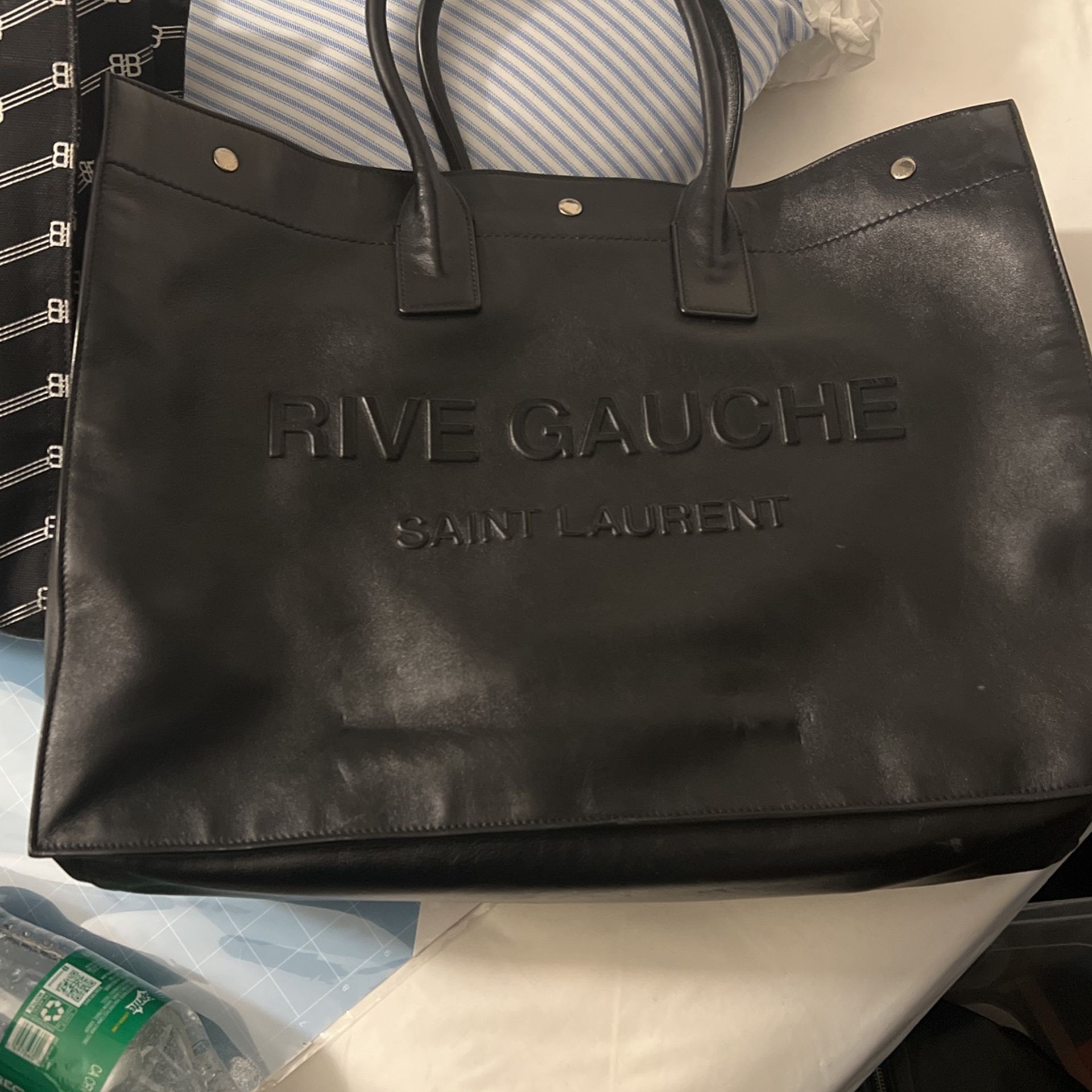 RIVE GAUCHE TOTE BAG IN SMOOTH LEATHER