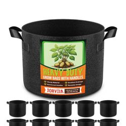 10 Pack 1 Gallon Grow Bags Jovial