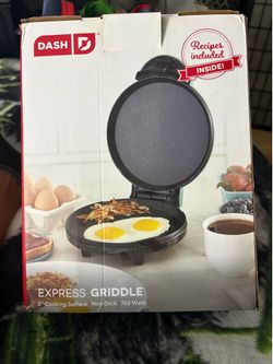 Dash griddle 8 inch used once. $25