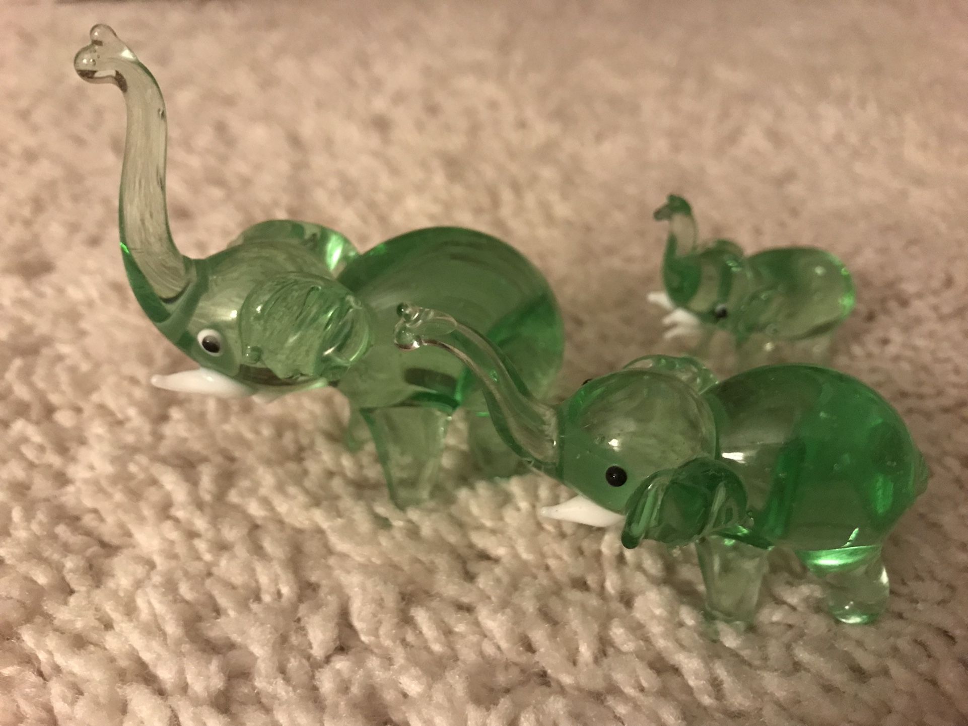 Glass Elephants