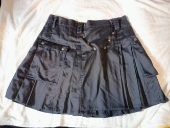 UtiliClan Utilikilt – Black Utility Kilt – Men’s Size M 44 – 22.5” L– Excellent Condition”