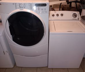 Washer and Electric Dryer