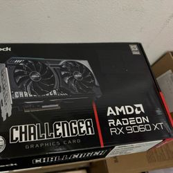 ASRock AMD Radeon RX 9060 XT Challenger Overclocked Dual Fan 16GB GDDR6 PCIe 5.0 Graphics Card