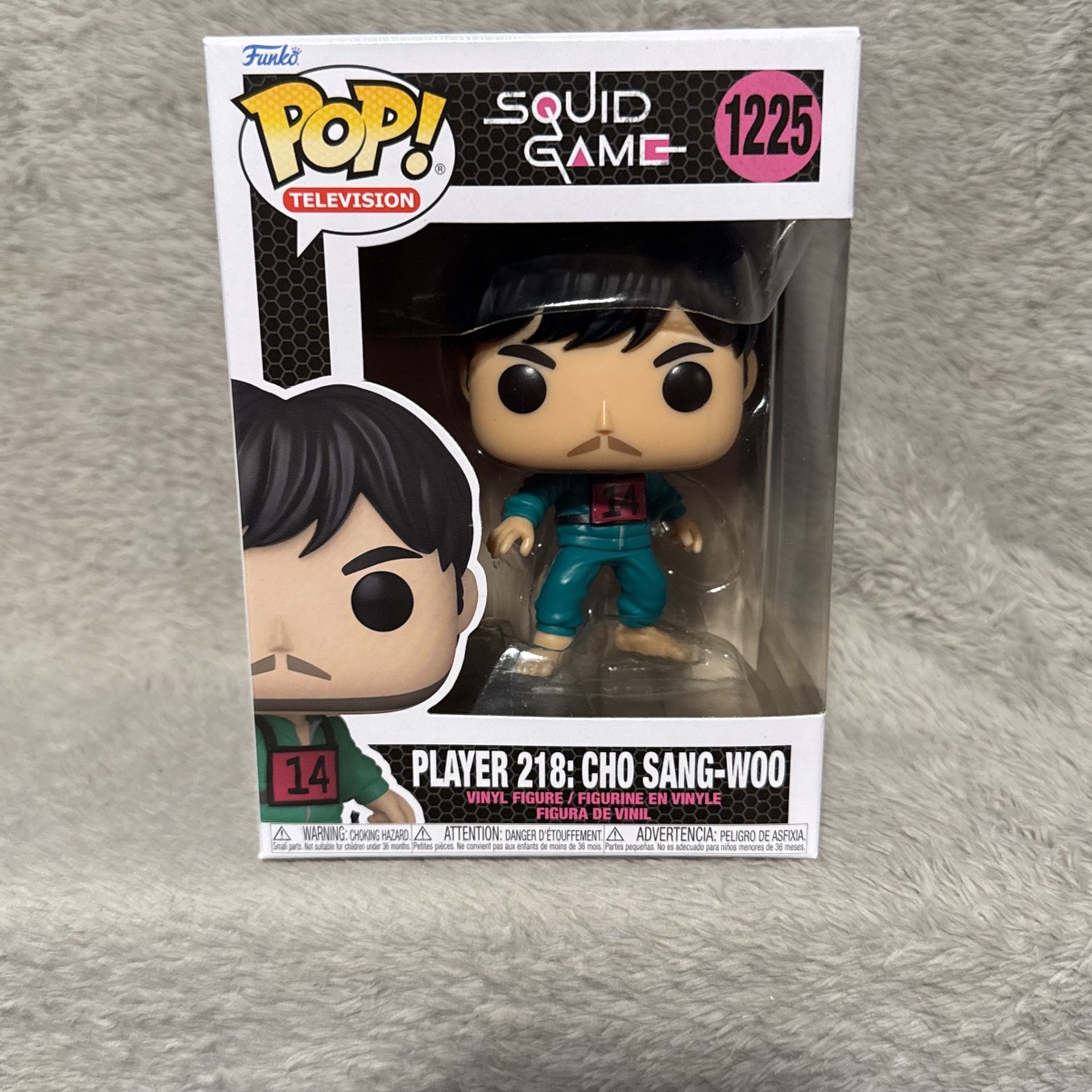 Squid Game player 218: Cho Sang-Woo Funko Pop