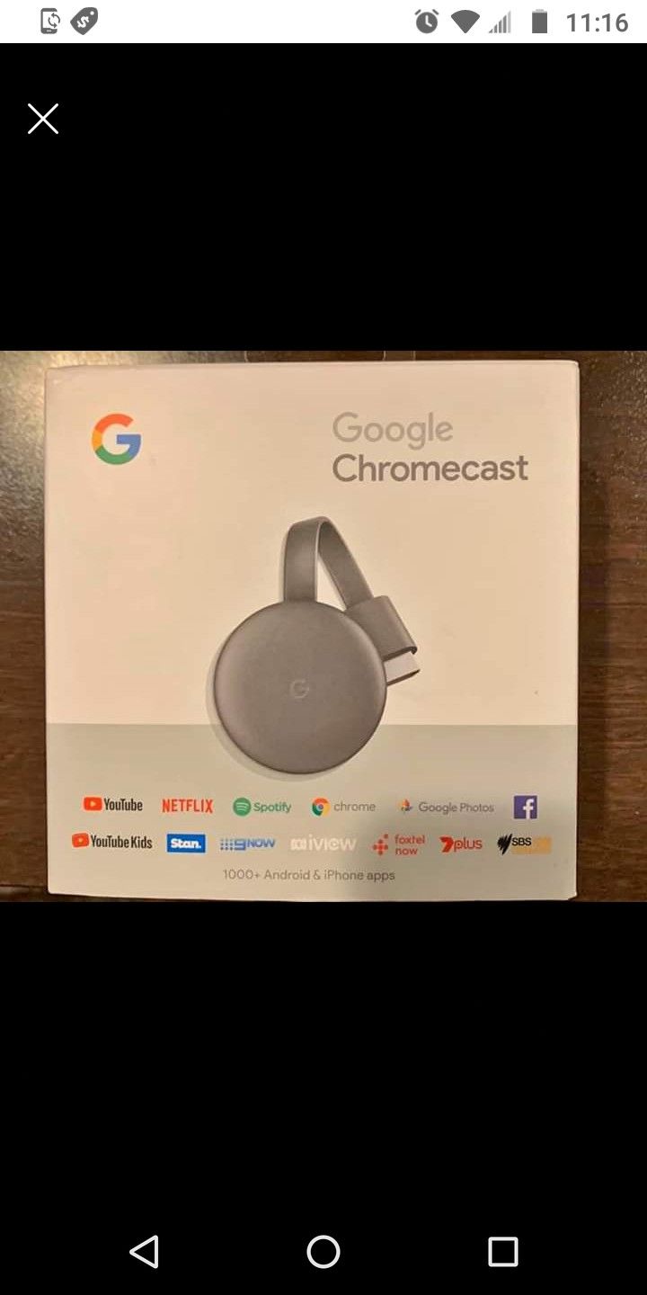 Chromecast new in box