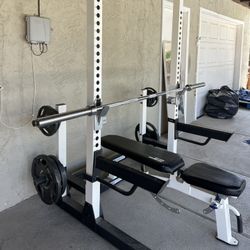 Squat Rack + Bench Press