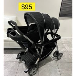 Graco double stroller, for babies or kids / Coche doble para bebes o niños