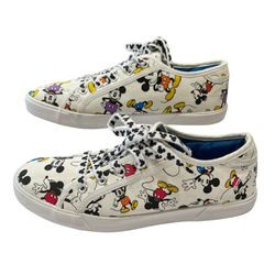 Disney Mickey Mouse Flat Shoes Sneakers Unisex Women Size 8