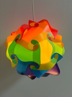 Multi-colored Jigsaw Puzzle Lamp