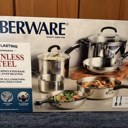 Farberware Brilliance 10 Pcs Stainless Steel Sets 