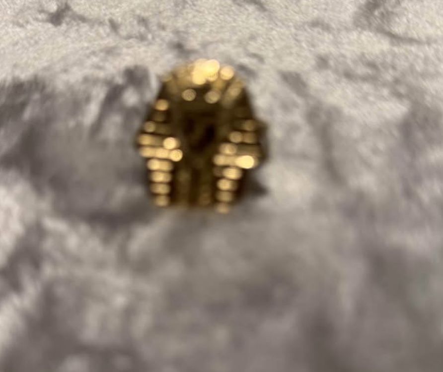DIAMOND CUT EGYPTIAN KING PHARAOH 10KT
