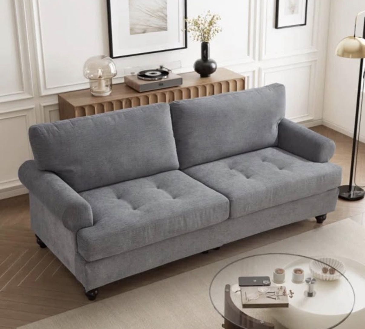 Grey Sofa w/ Hidden Storage ($300 Obo)