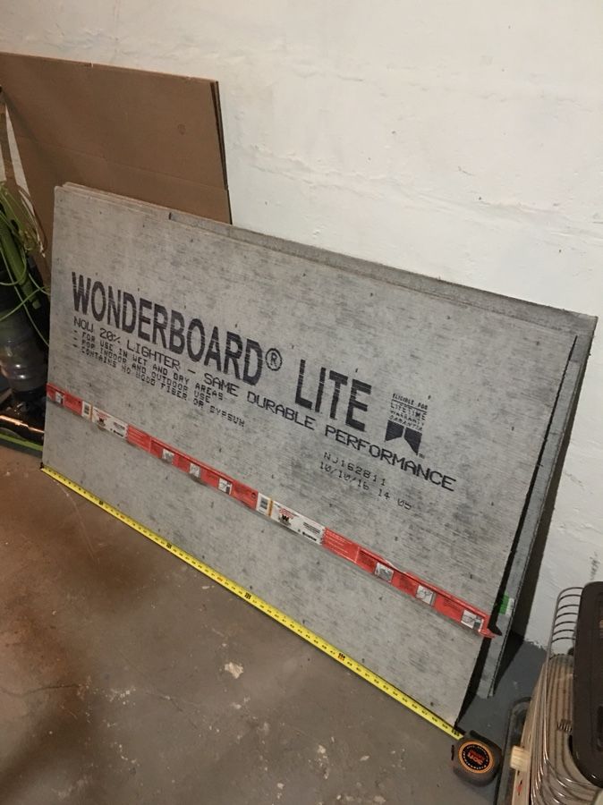 Wonder board lite