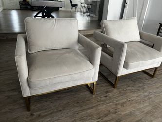 Beige Accent Chairs 