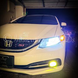 H11/H8/H9 LED Headlight Bulbs, 6500K Fog Lights Car Bulb, 12000Lm DRL or Low Beam, Halogen Replacement Headlight with Fan 