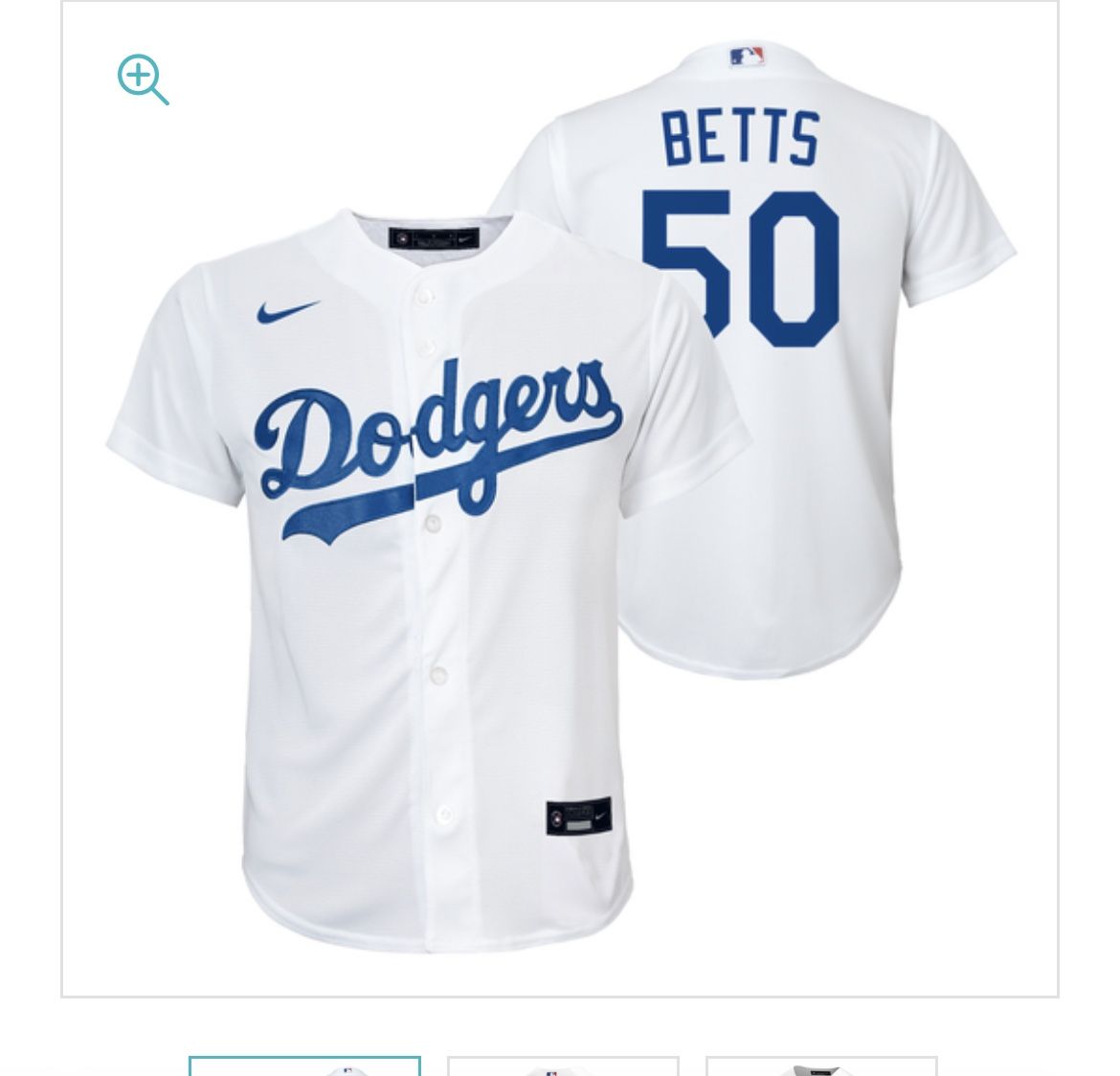 LA Dodgers Mookie Betts stitched jersey size X-Large