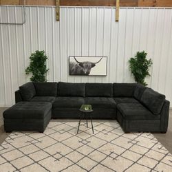 Thomasville Tisdale 6-Piece Modular Sectional – Dark Gray