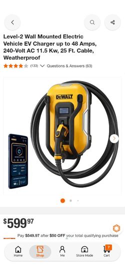 DEWALT
Vehicle EV Charger