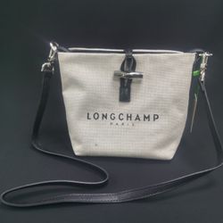 Longchamp Essential Toile Bucket Bag