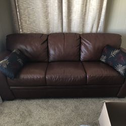 Leather Couch 4 Piece Set