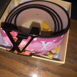 Lv Pink Belt 