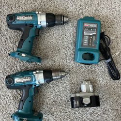 Makita Drills 6349D + 18v Battery w/ charger