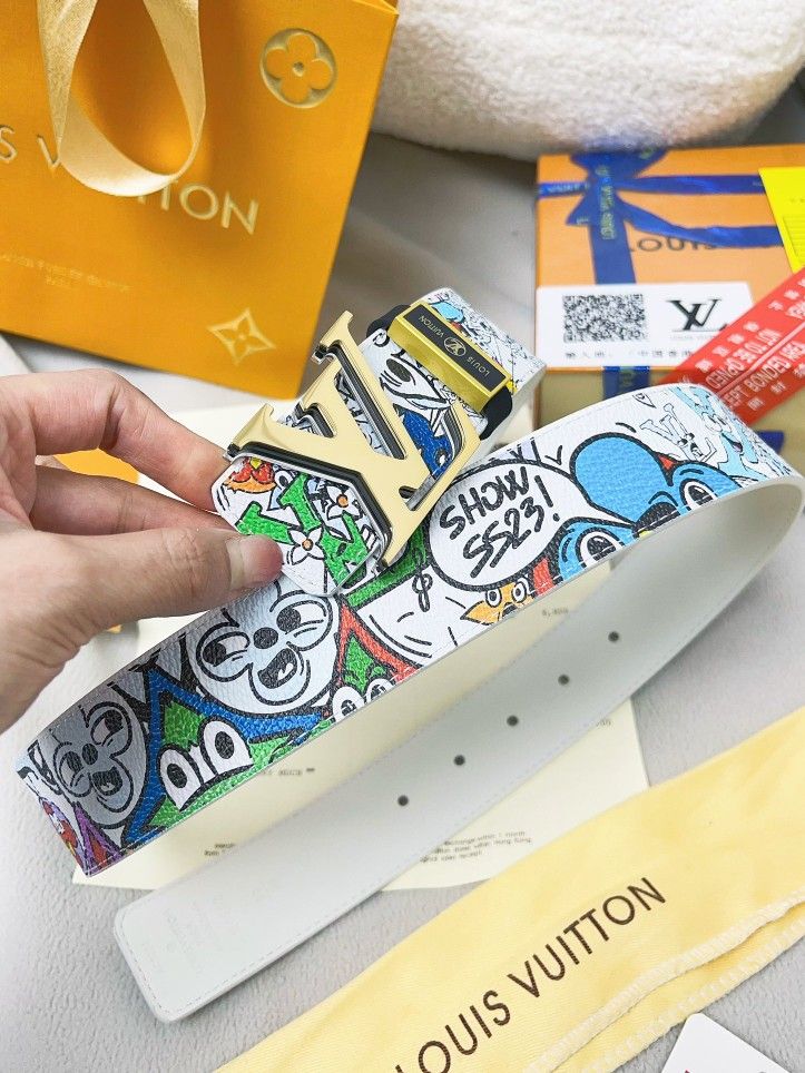 Men's cartoon high-end belt