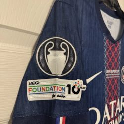 “DEMBELE”  NEW SIZE L(Slim Fit), 25/26 PSG SUPER CUP WIN EXCLUSIVE PLAYER JERSEY