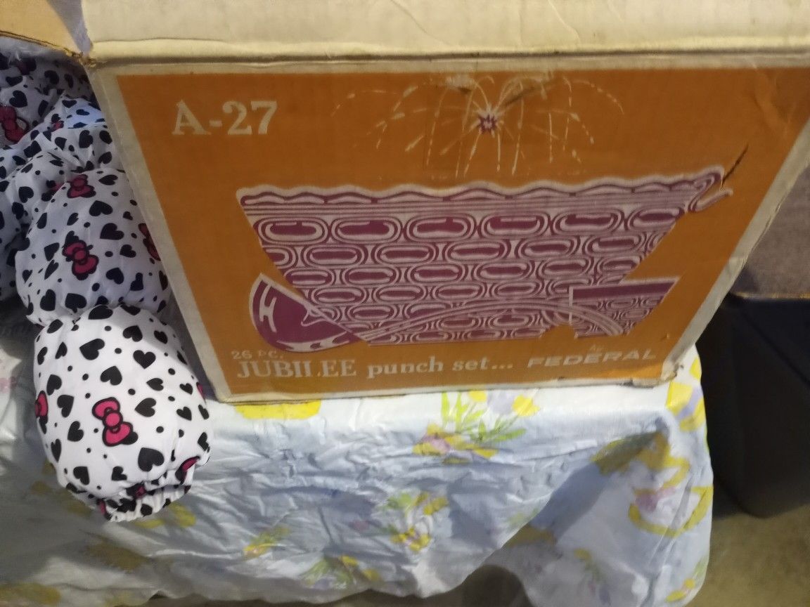 27pc Punch Bowl New