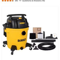 DEWALT 12 Gal. 5.5 HP Poly Wet/Dry Vacuum with Hose and Accessories