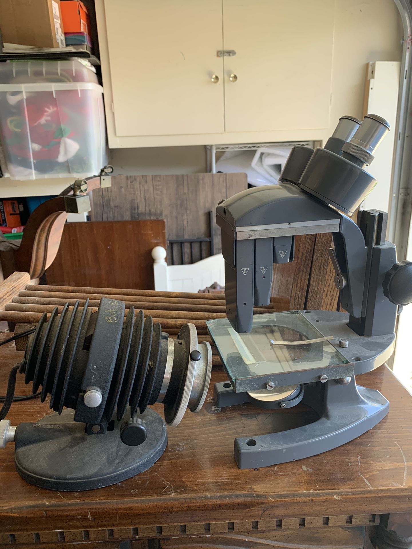 Real Mircoscope with Light
