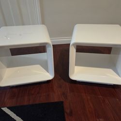 Modern Glossy White End Tables