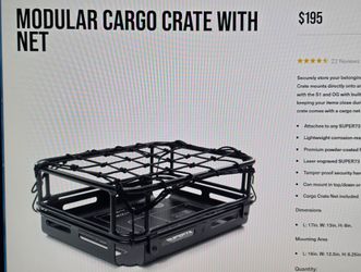 Super 73 modular cargo crate