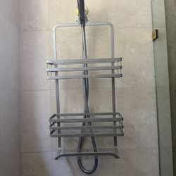 Better Homes & Gardens Nickel Shower Caddy with Flat Wire and 3 Shelves