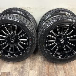 New 20x10 tis wheels wrapped in atturo xt tires 275/55r20