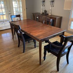 Crate & Barrel Mahogany Table (table only)