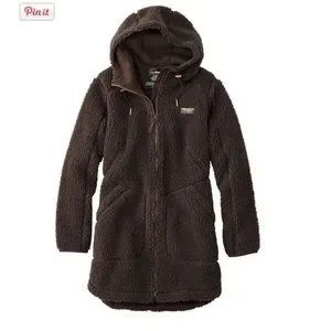 Women's L.L.Bean Mountain Pile Fleece Coat size XXS