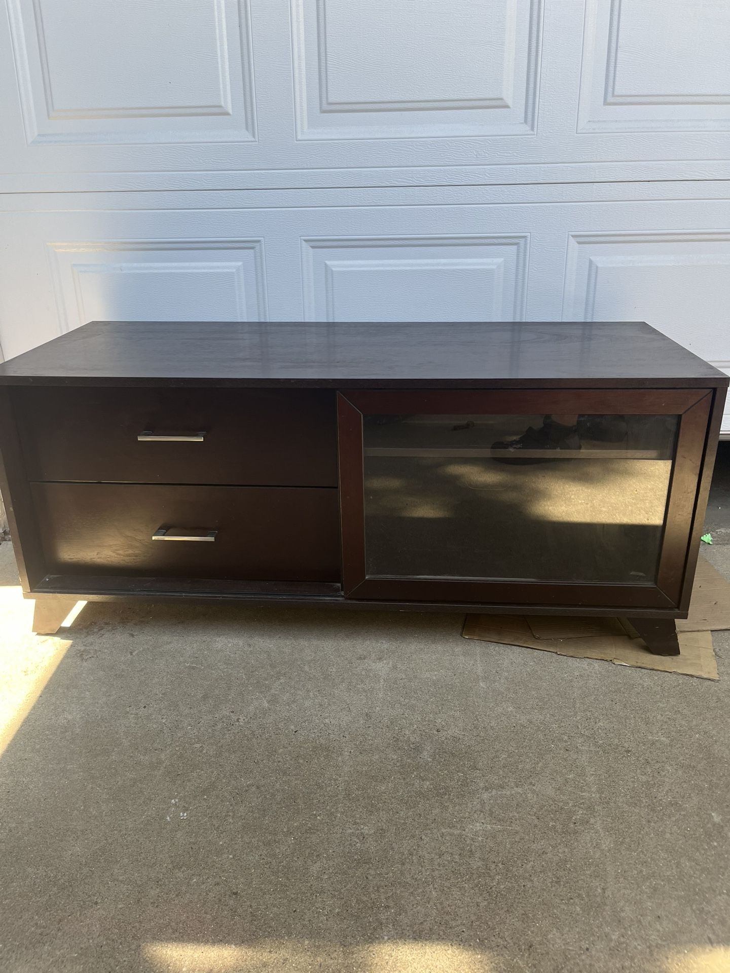Brown Entertainment Stand/Storage