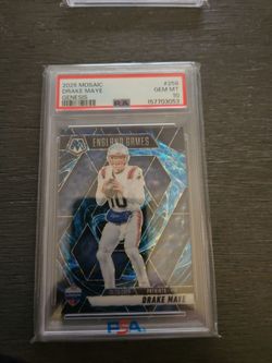 2025 Mosaic Drake Maye Genisis #258 psa 10