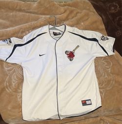 Vintage Nike Team San Diego Padres Jersey Men’s Medium White MLB Genuine Merchandise Friar
