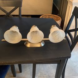 Three Bulb Bathroom Vanity Light