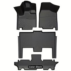 Orealauto Heavy-Duty All-Weather Car Floor Mats for Dodge Grand Caravan 7-Seater (2011-2021) 